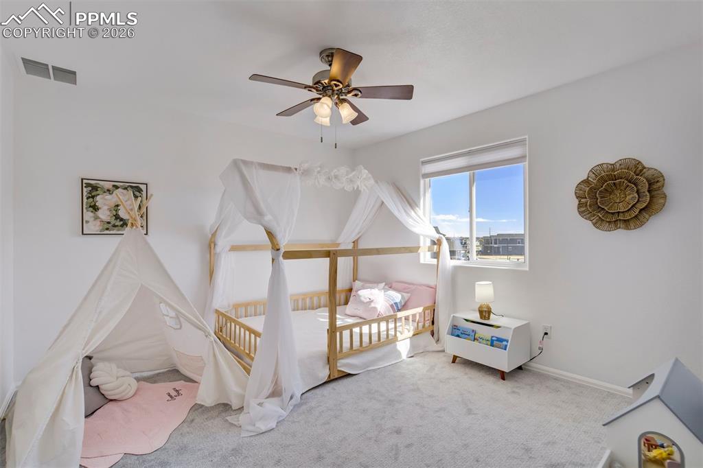 Large bedrooms that can grow and change with your needs.