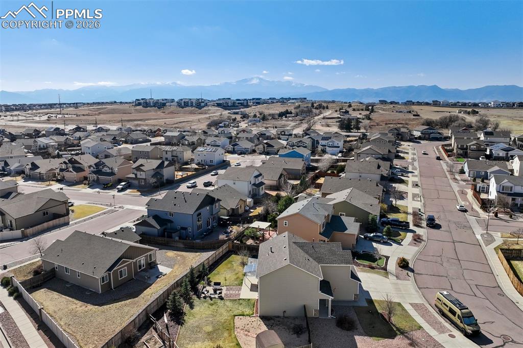 Large lot with the CO rockies in the background. 