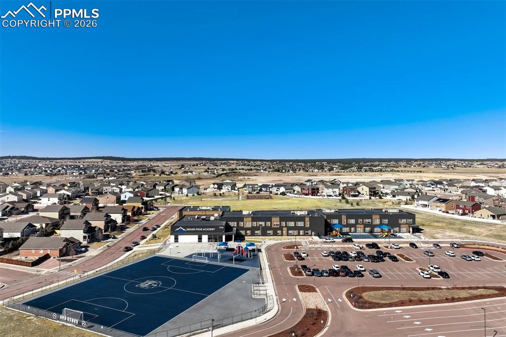 One of the community schools within the neighborhood. 