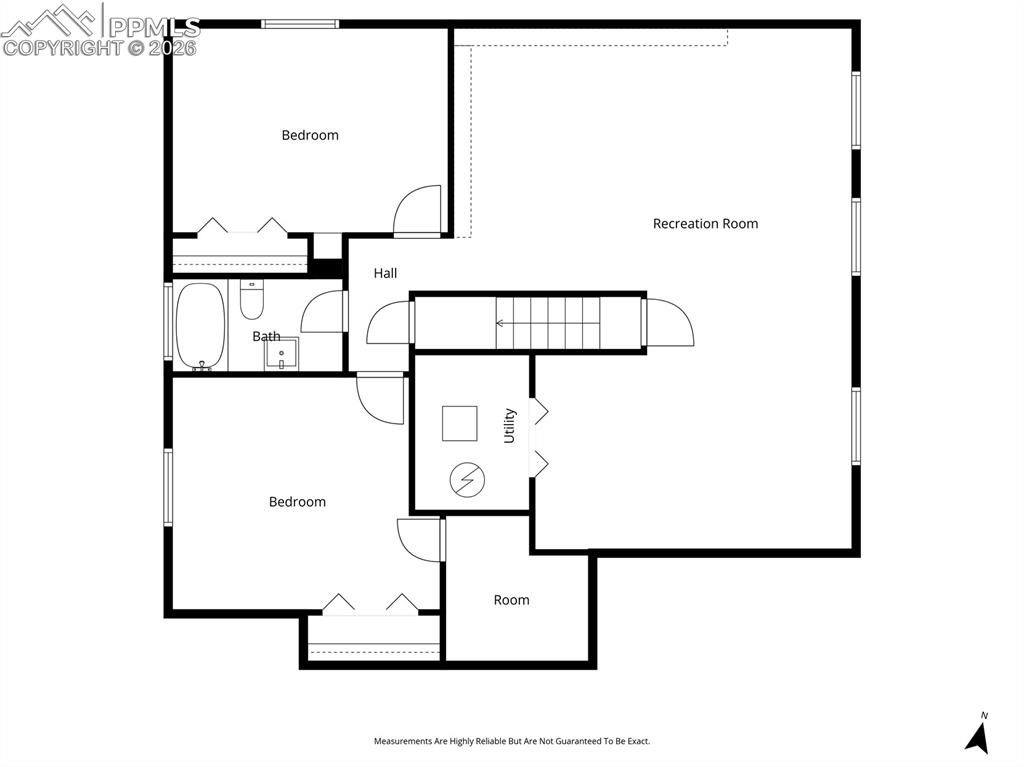 View of floor plan / room layout