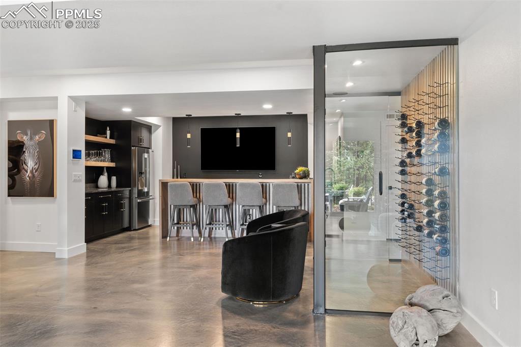 Plenty of room to add a pool table or poker table!