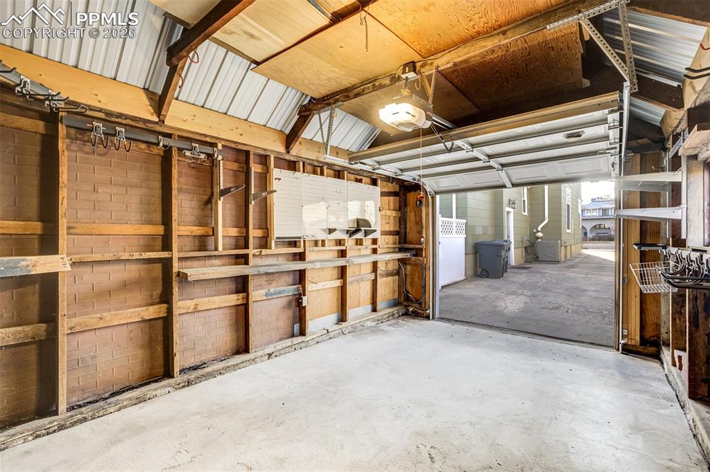 Extra storage space in garage