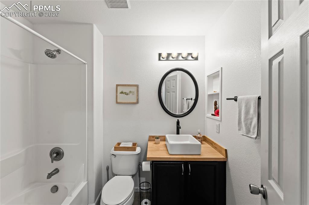 Full bathroom upstairs