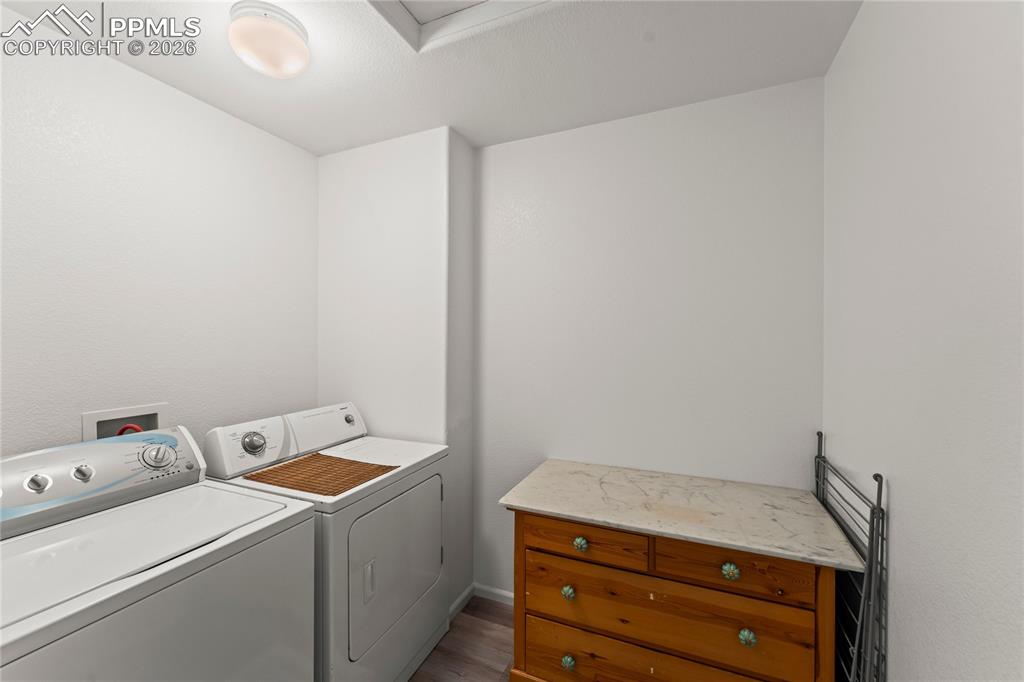 Upstairs Laundry Room with Electric Dryer Hookups