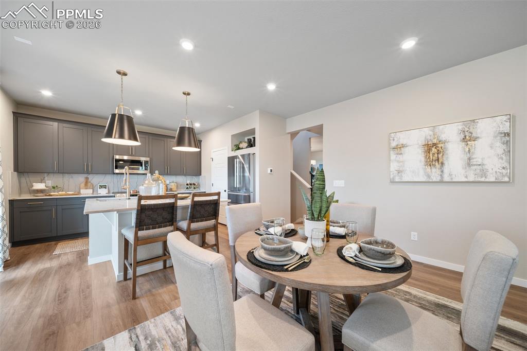 Photos of a model home