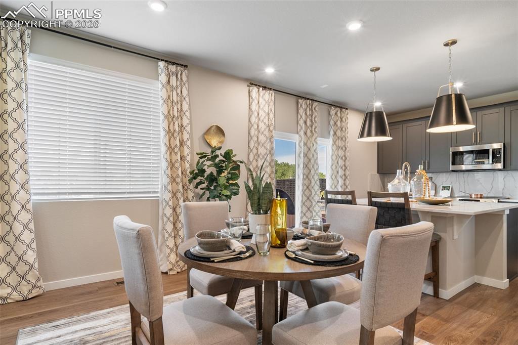 Photos of a model home