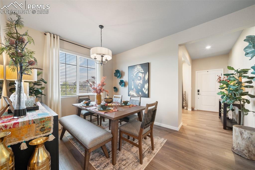Photos of a model home