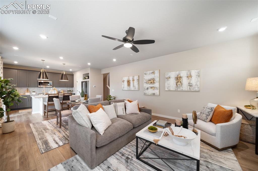 Photos of a model home