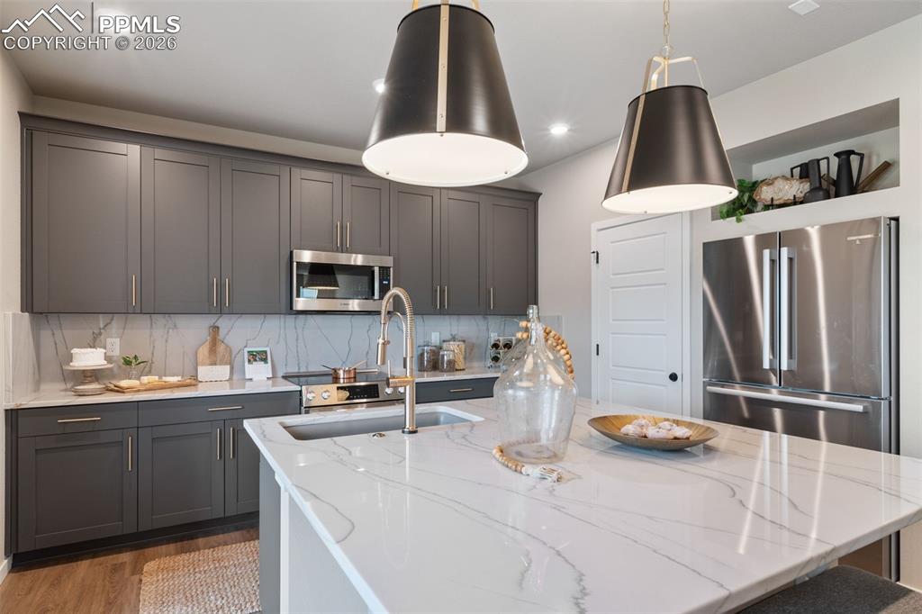 Photos of a model home