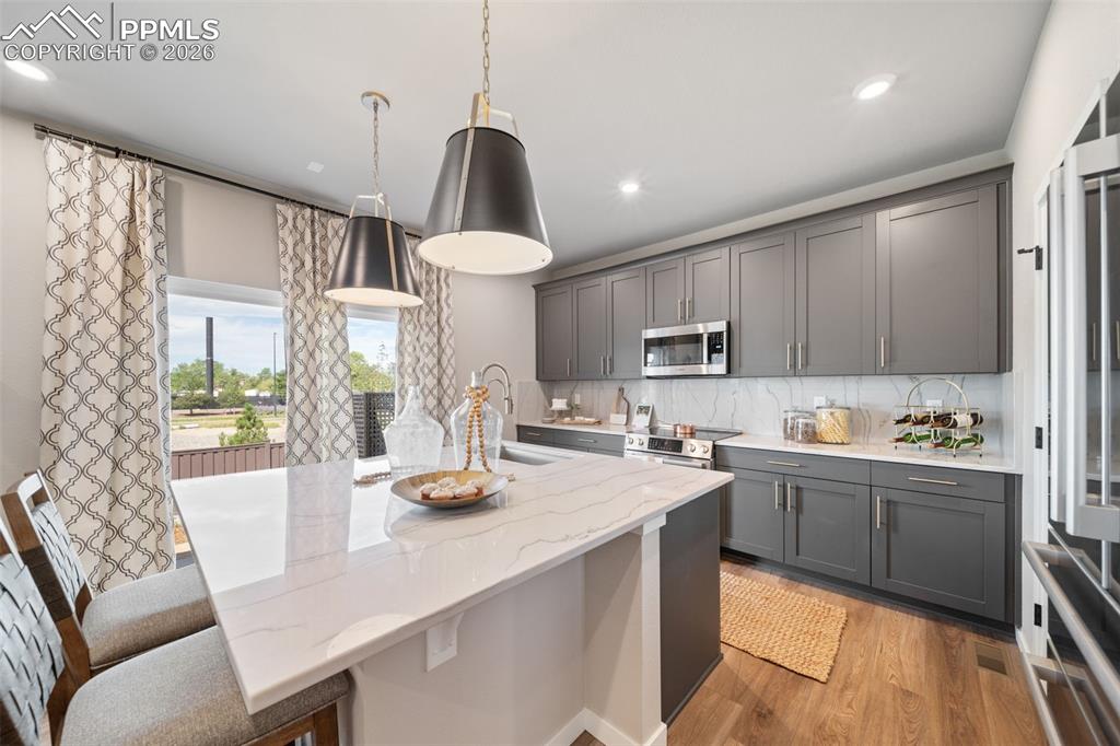 Photos of a model home