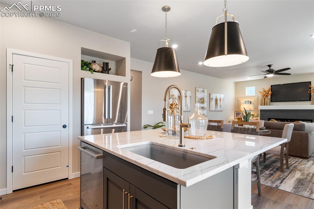 Photos of a model home