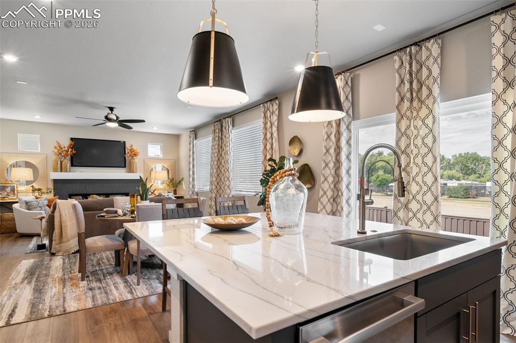 Photos of a model home