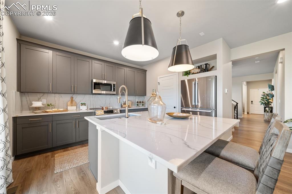 Photos of a model home