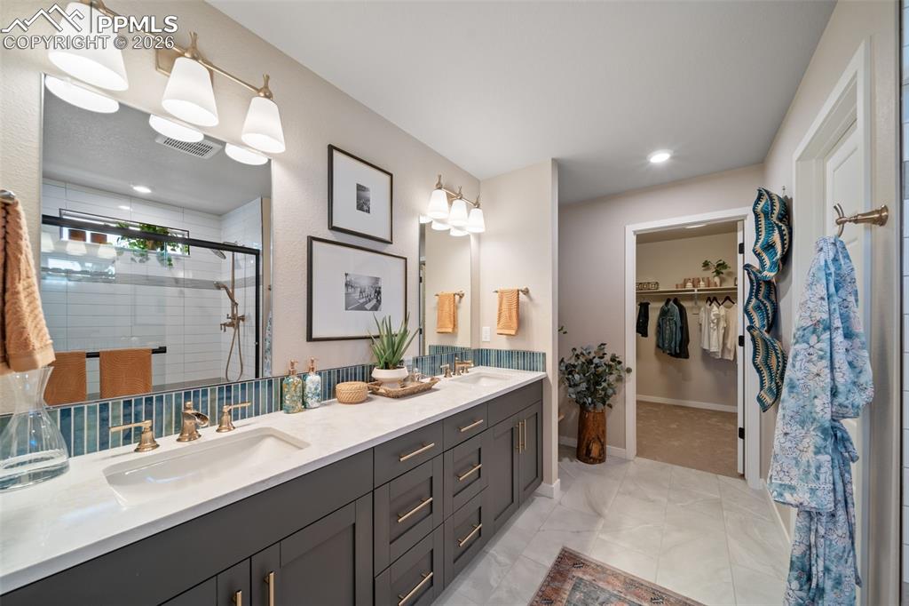 Photos of a model home