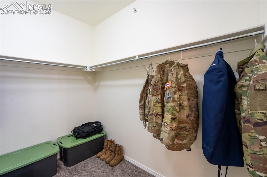 Primary walk in closet