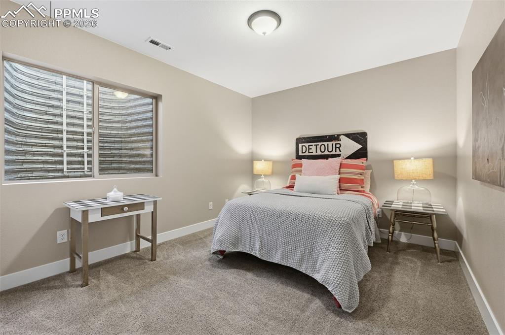 Third bedroom in the basement! is a junior master!