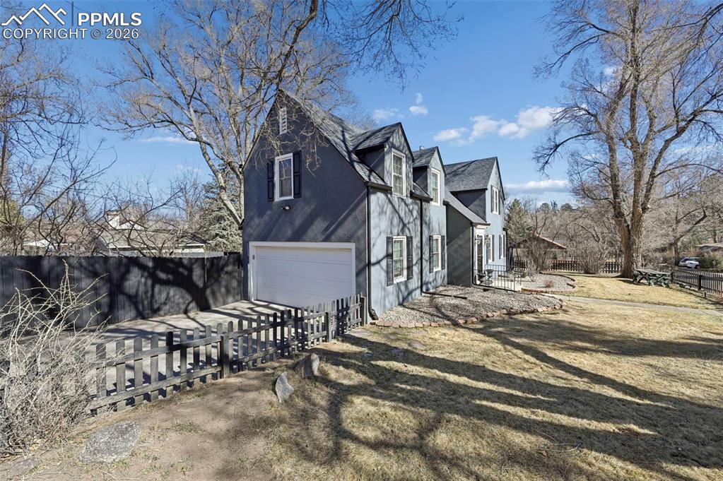 2 car attached garage