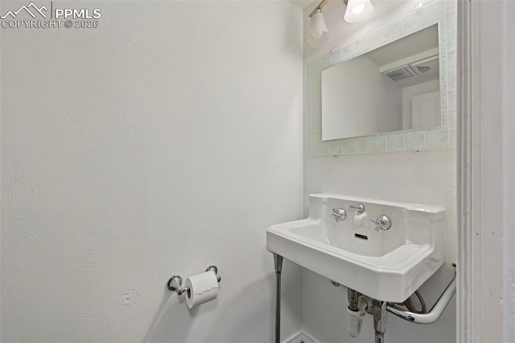 Half bath in basement 