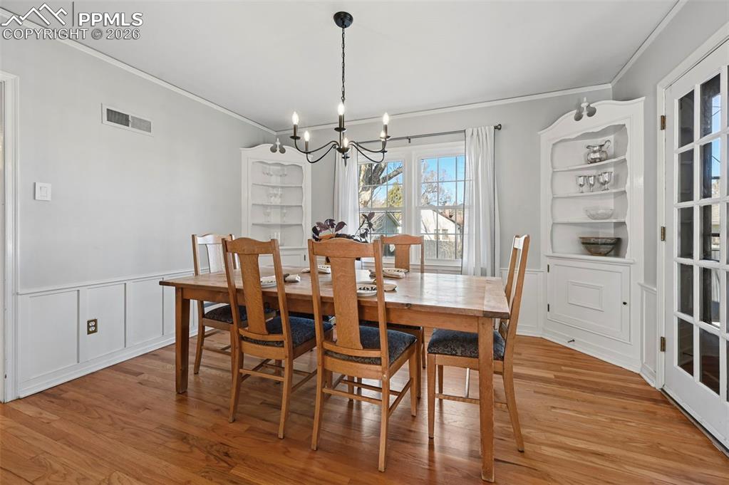 Beautiful built-ins, original charm