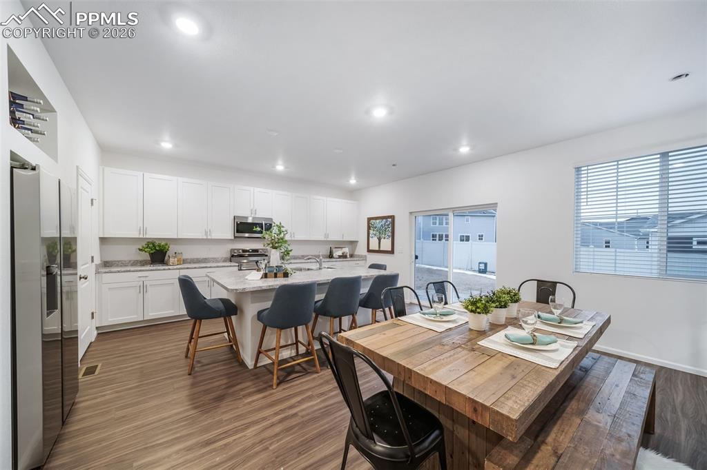 Photos of a model home