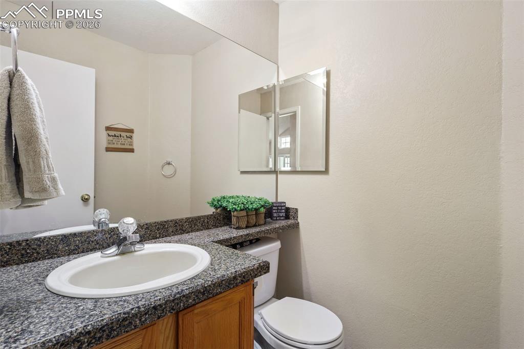 Main level half bath