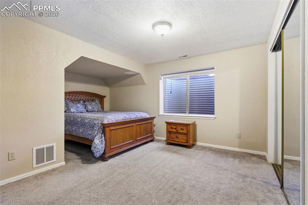 Basement bedroom