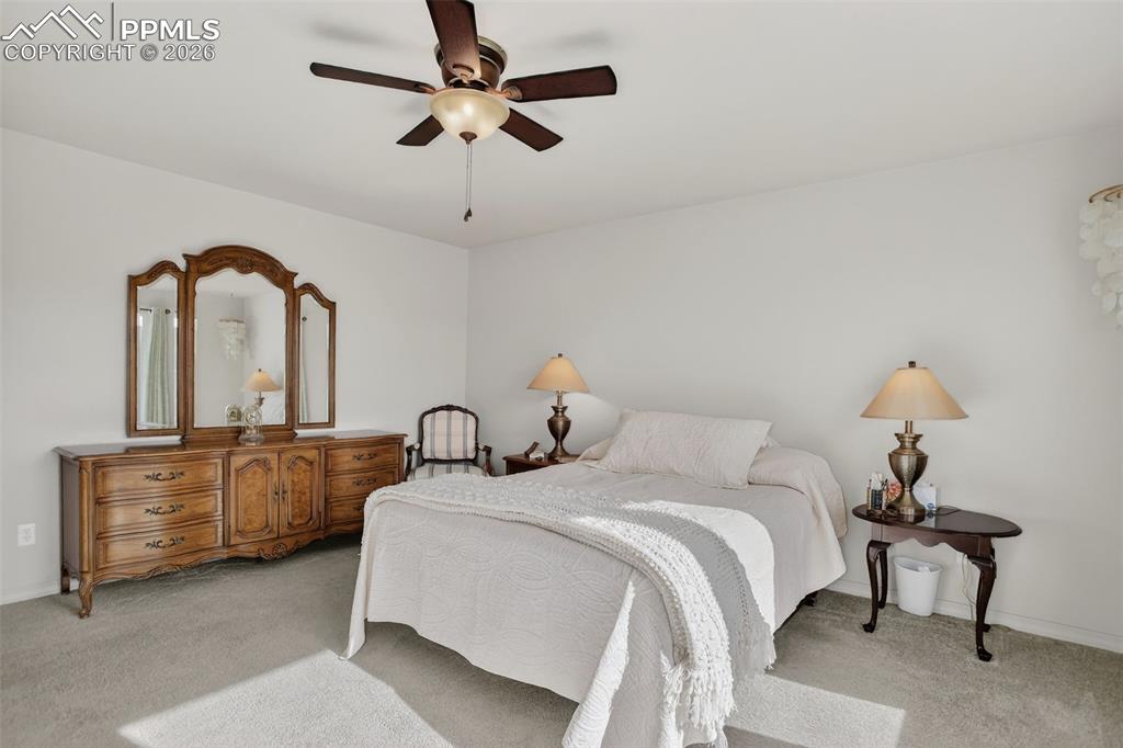 Master bedroom ceiling fan