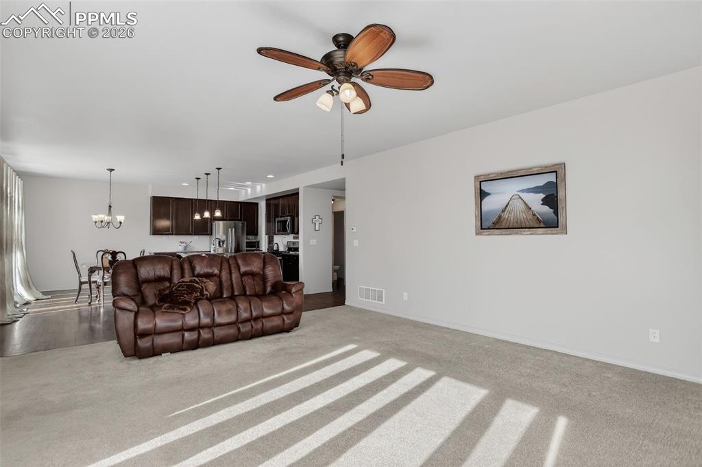 Living room ceiling fan