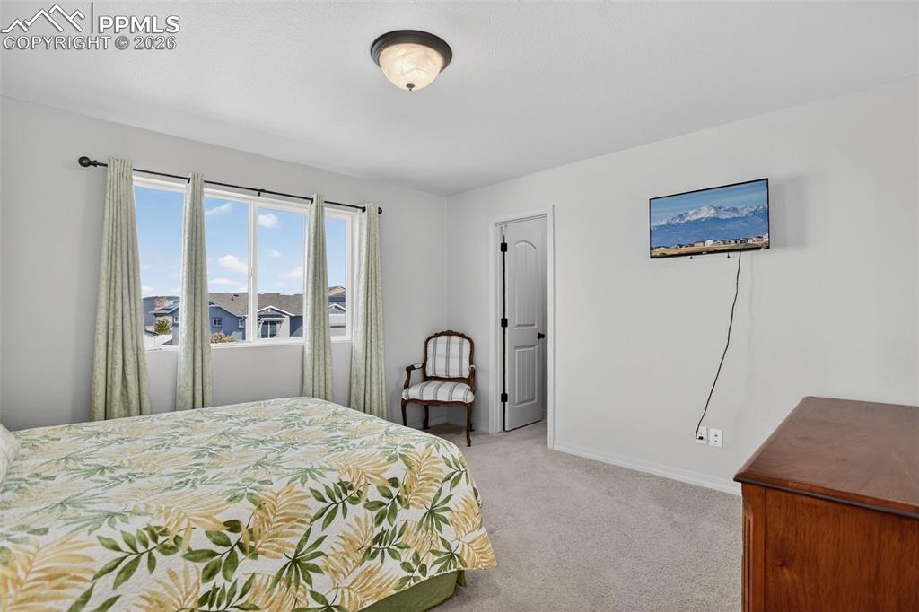 Bedroom 3 mounted tv stays