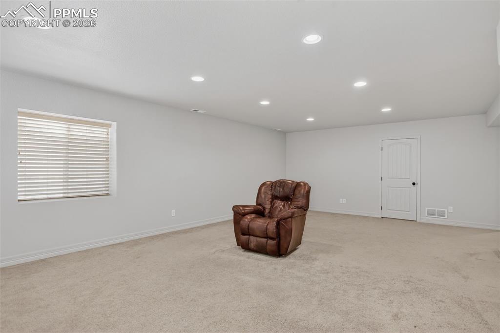 Family room is very spacious