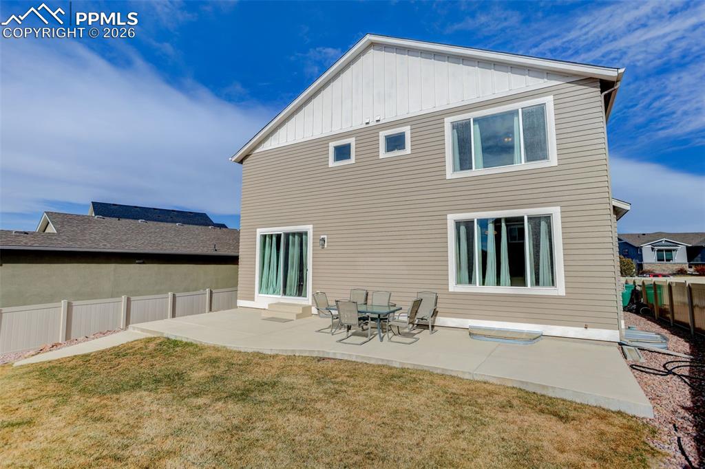 Extended patio for entertaining