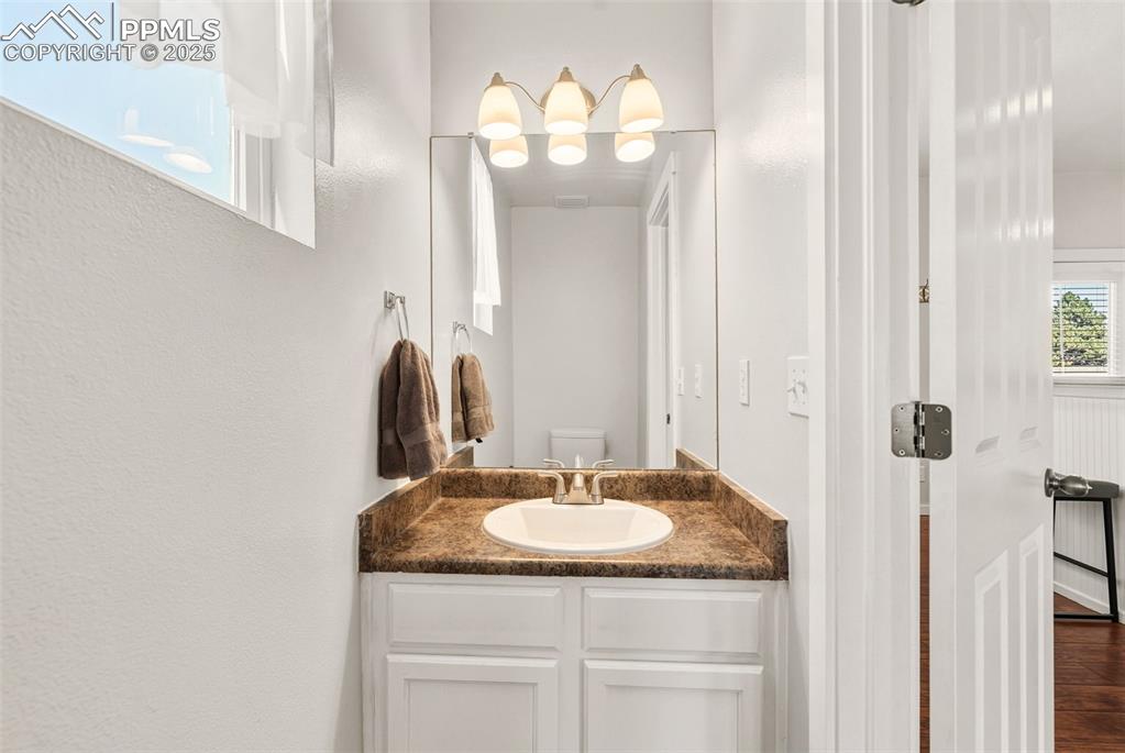 Powder room on the main level