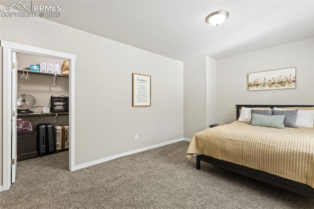 Bedroom 3 with walk-in closet