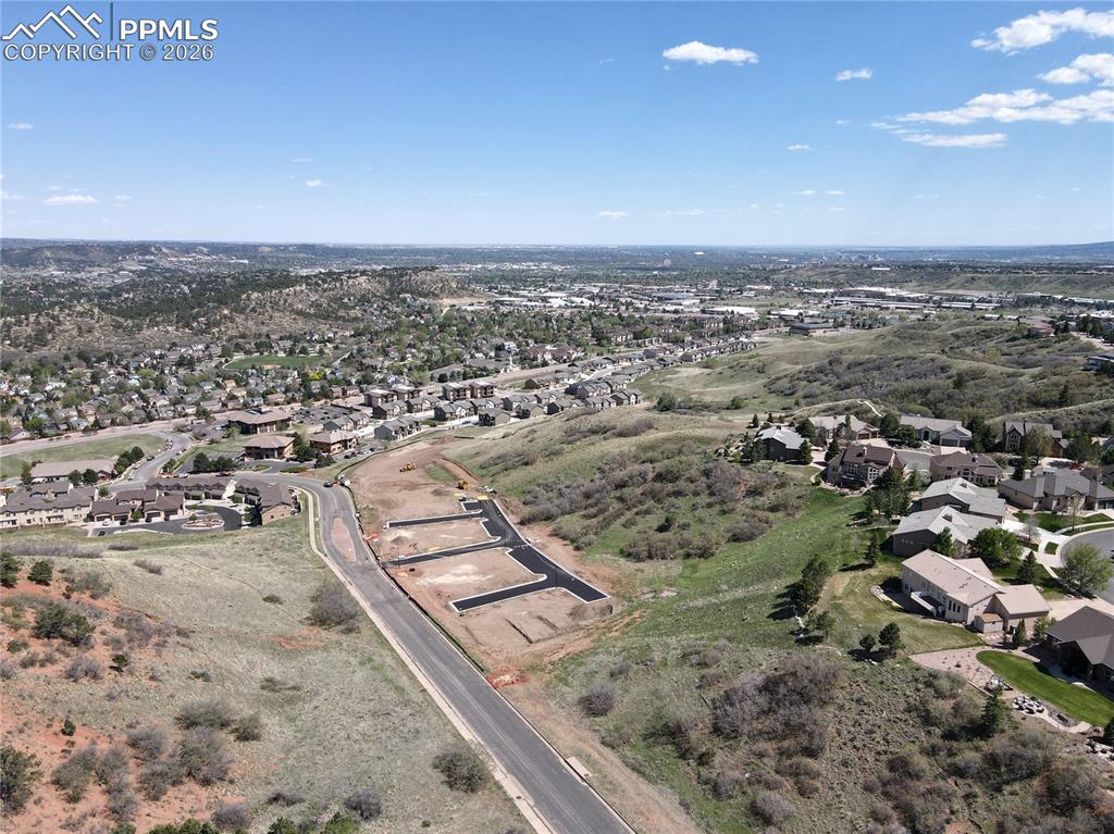 View showing the site