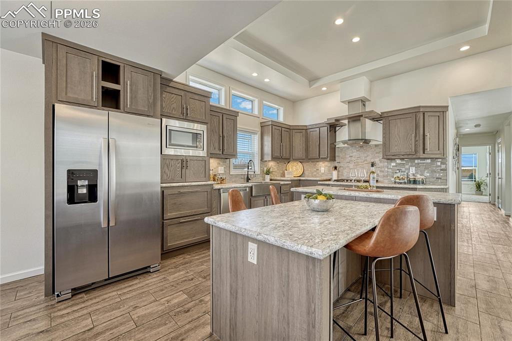 Appliances and cabinets bring added elegance to the main living space
