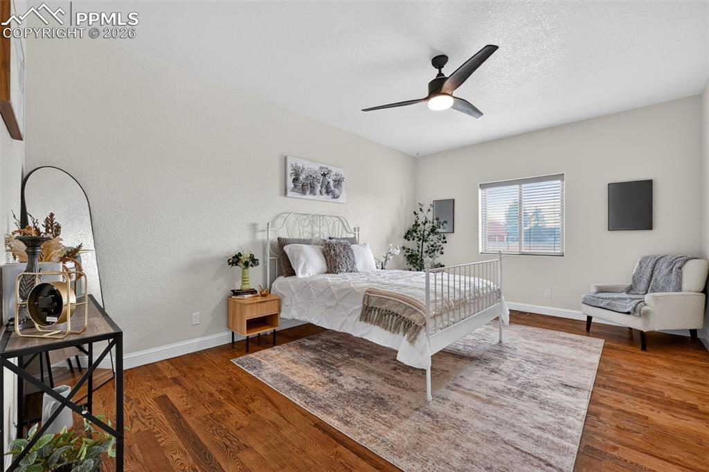 Primary Bedroom with walk in closet and attached bath