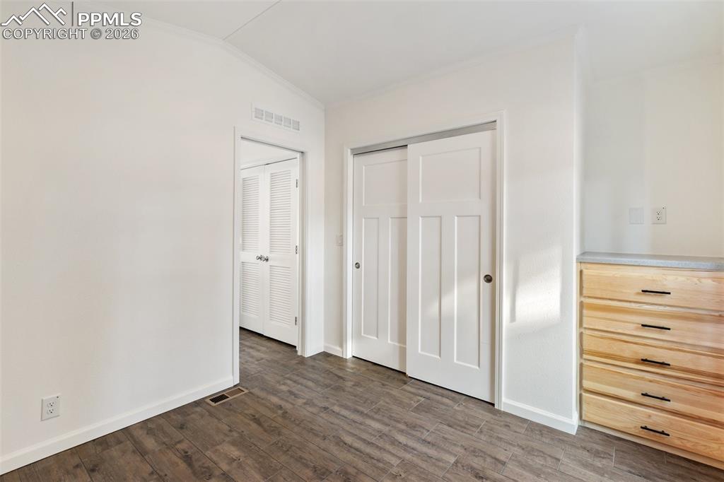 Bedroom, closet and built in. 