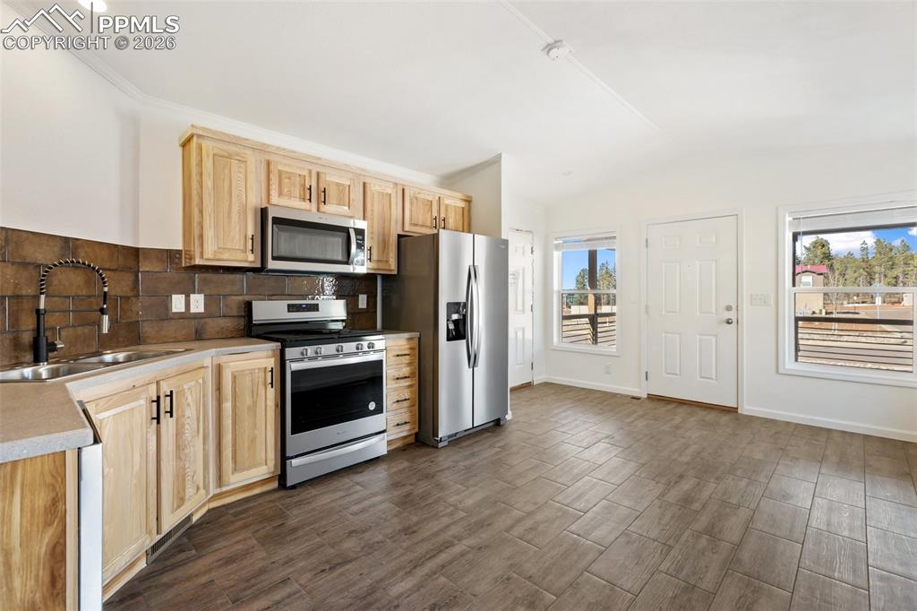 Kitchen and Living room