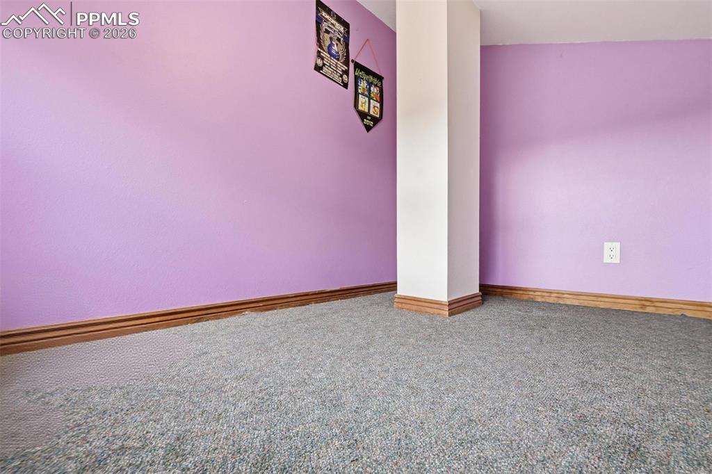 upstairs loft from ladder