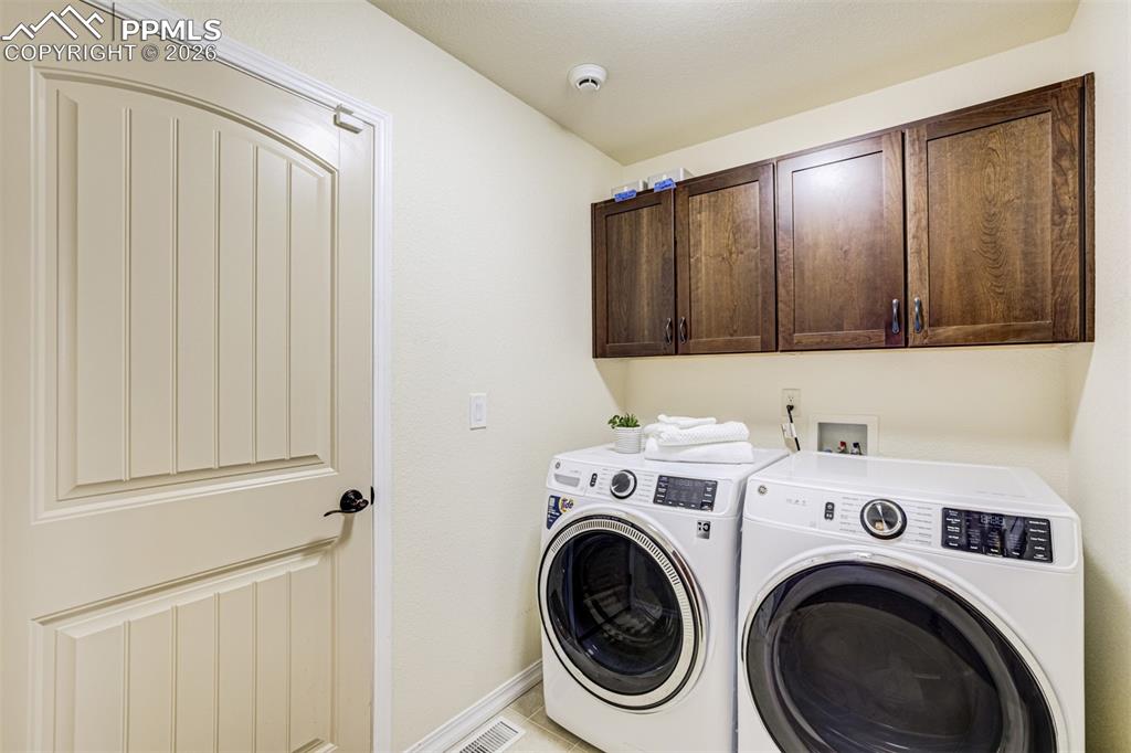 Main-level laundry room 