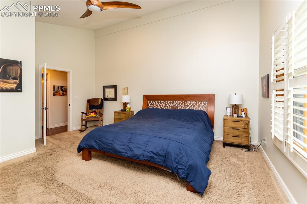 Your large, comfortable primary suite can accomadate a king size bed, night tables, dressers & lots more.