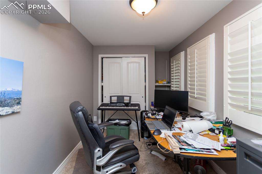 Another roomy downstairs bedroom with tons of light.  Perfect for family, guests or an office.