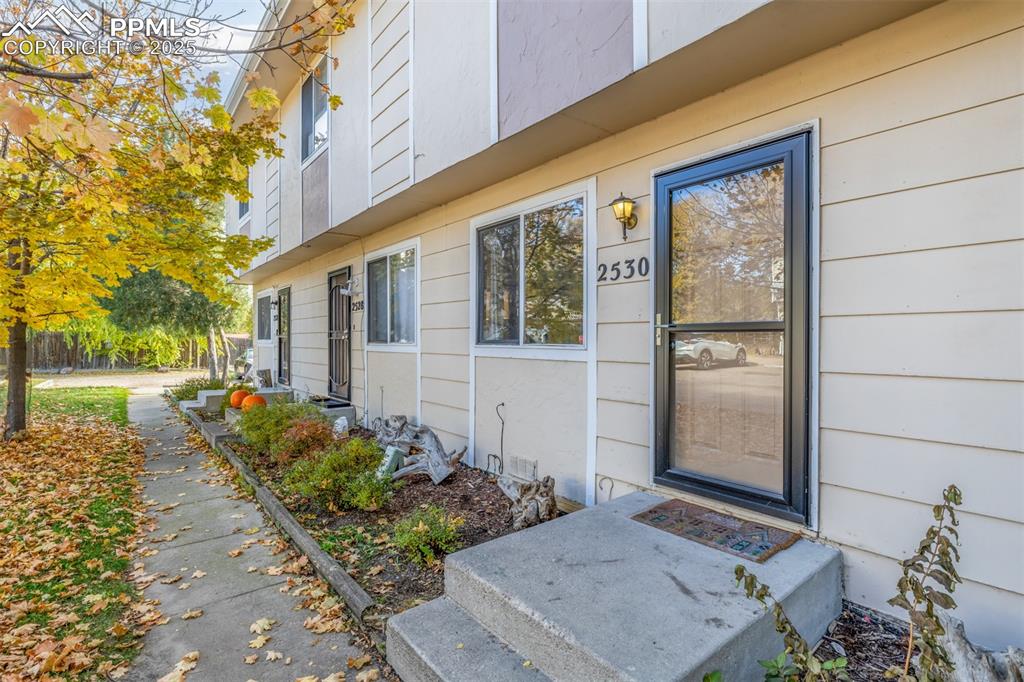 Entrance to property