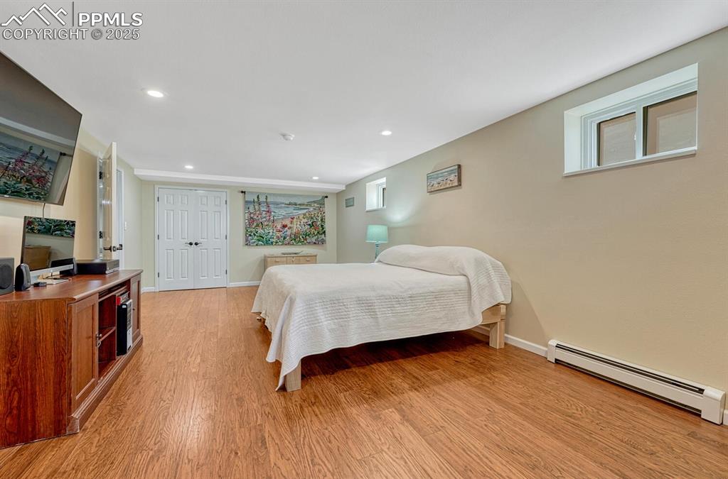 Large basement bedroom