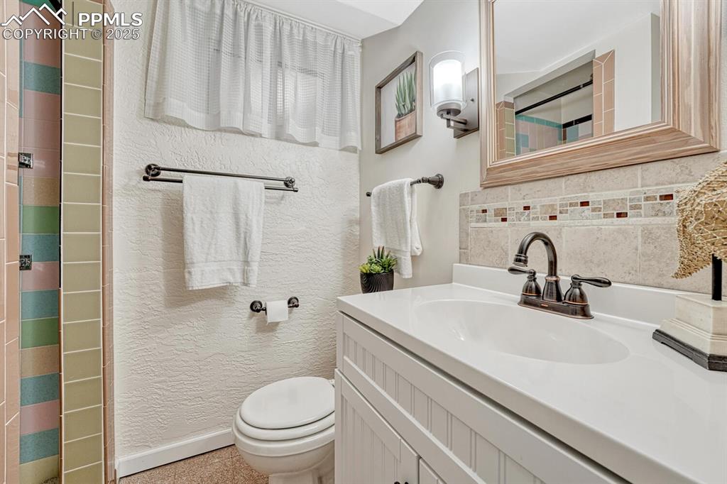 3/4 bathroom in basement