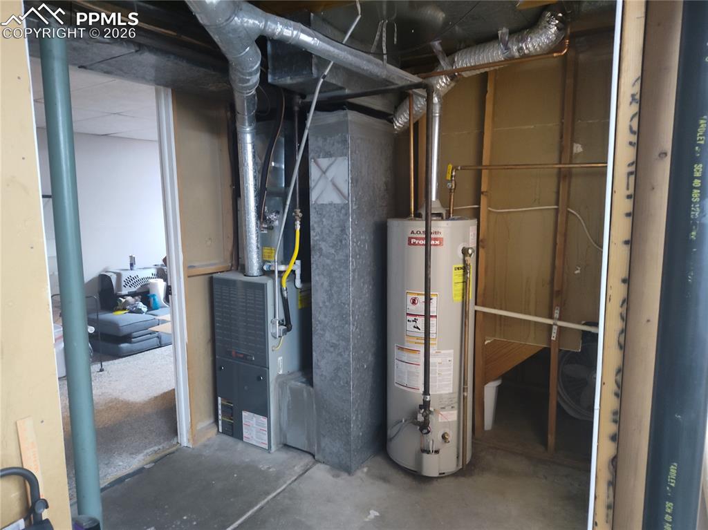 Utility area in Laundry room