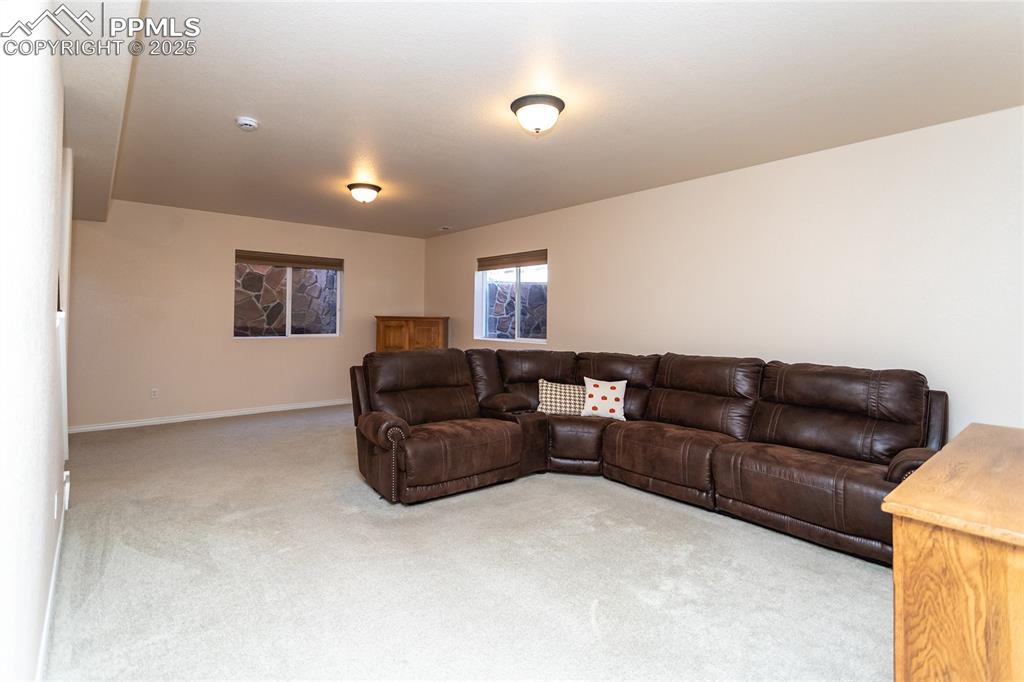 Basement living area