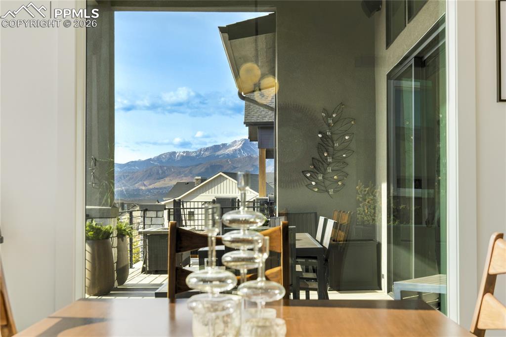 Positioned to Take in Sweeping Pikes Peak Views Through Expansive Glass