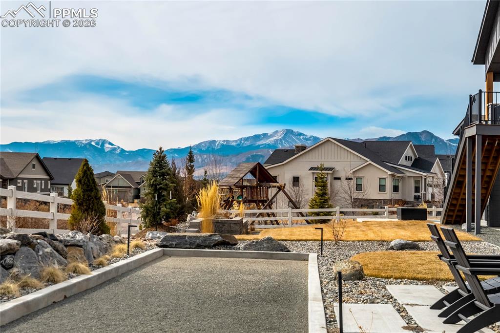Bocce Court w/Stunning Views