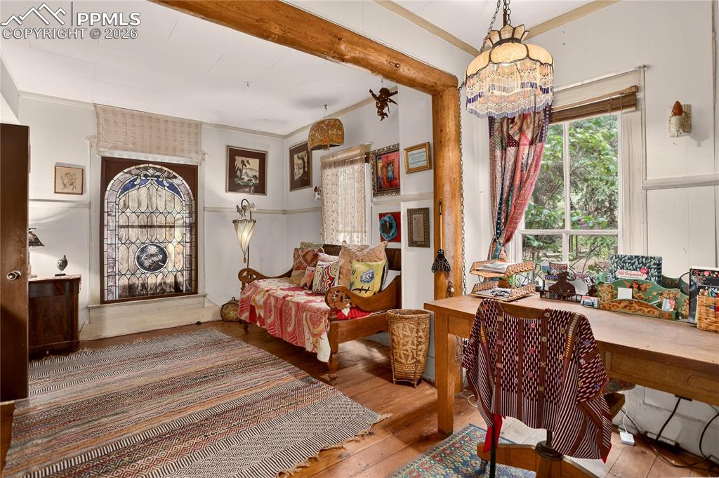 Main level room usable as bedroom or office